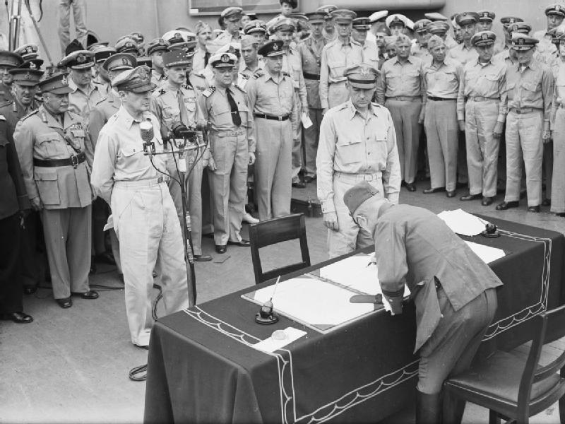 World War II Japan surrenders