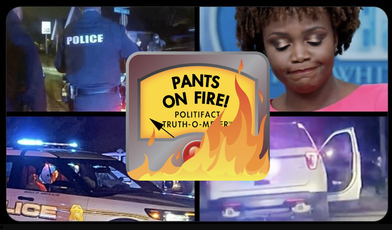 Meme of Karine Jean-Pierre DUI