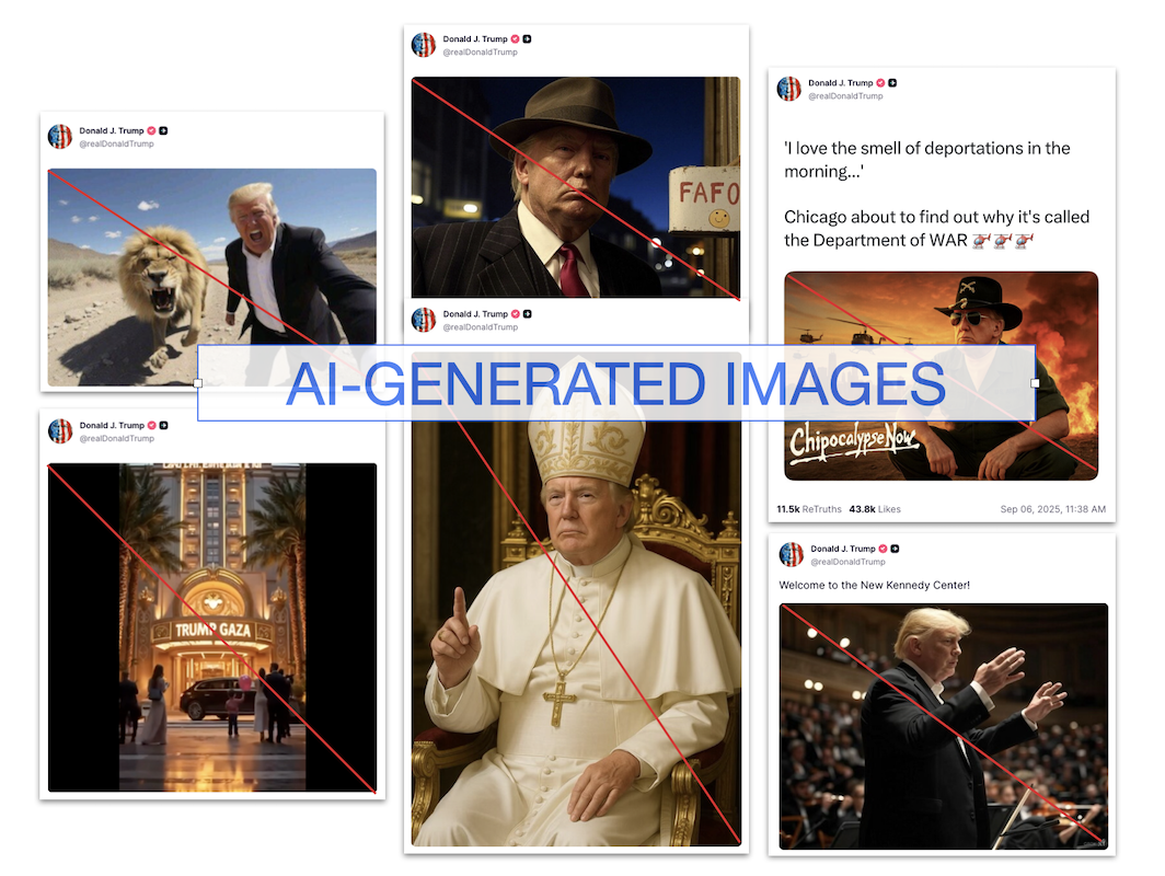 Pro-Trump AI posts, 10-23-2025