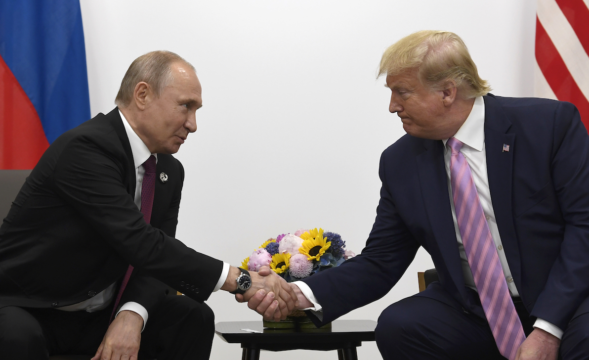 Trump and Putin in Osaka Japan 6-28-19