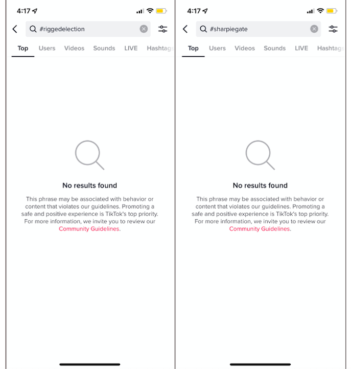 Sharpiegate and riggedelection tiktok