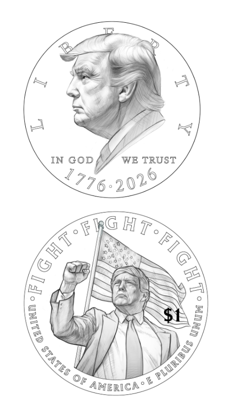 Trump US coin