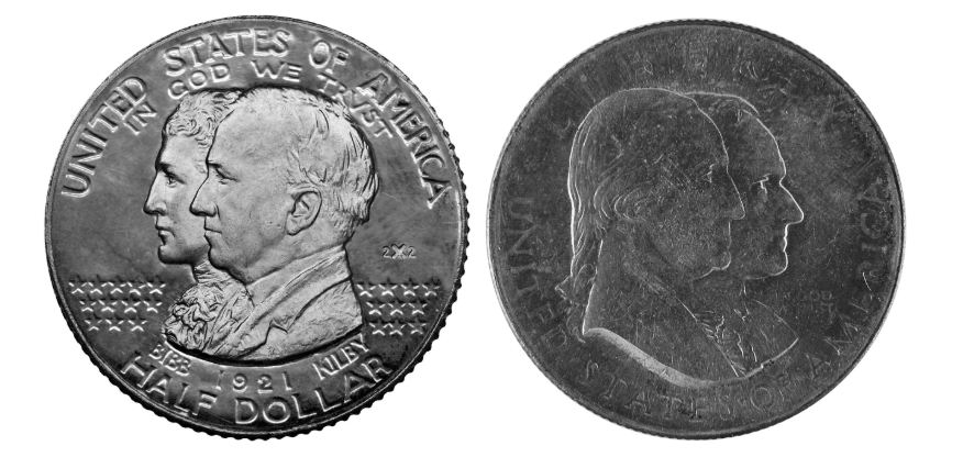 Alabama & Coolidge coins