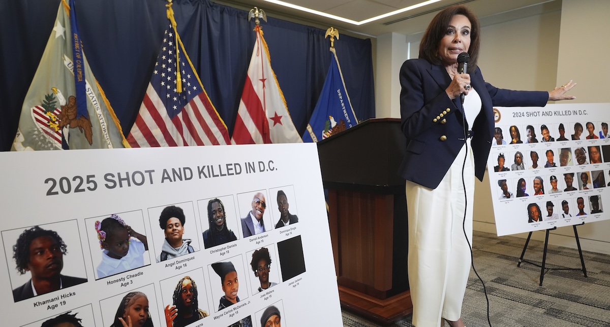 Jeanine Pirro speaks about D.C. murders 08-12-2025