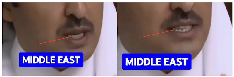 Embed Qatari emir deepfake video teeth comparison