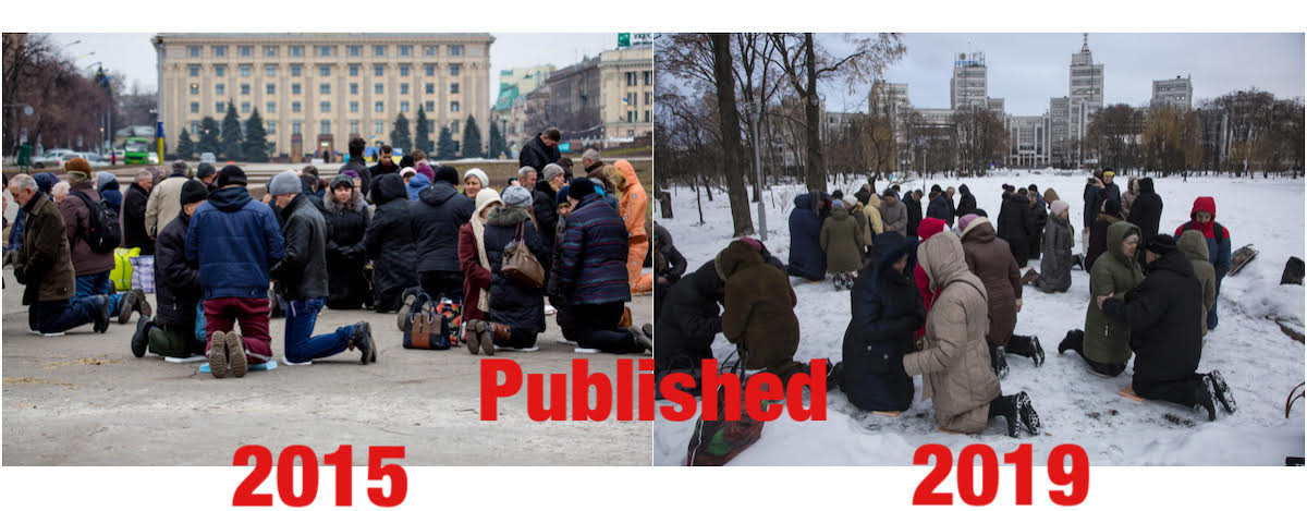 old photos of ukrainians praying
