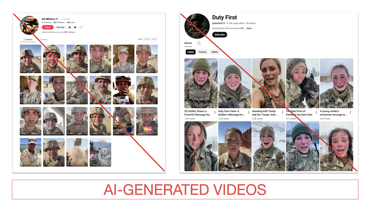 AI soldier accounts, 04-15-2026