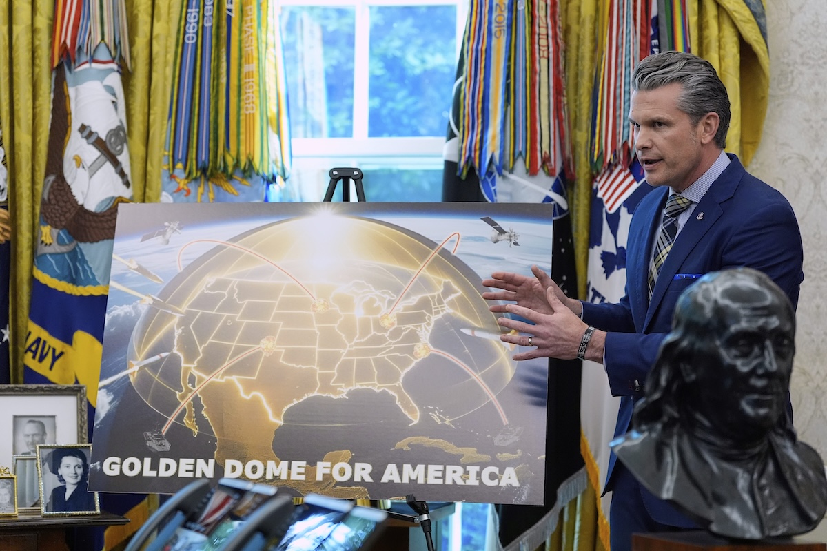 Golden Dome presentation by Hegseth