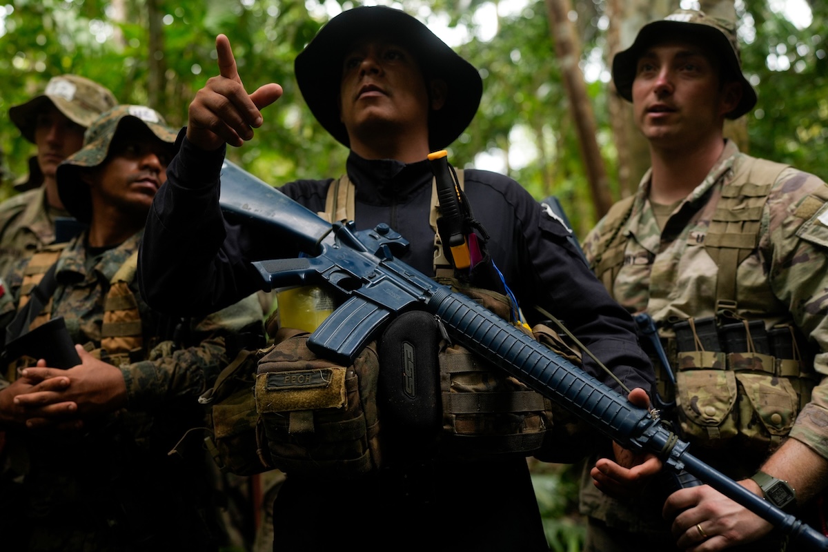 US and Panamanian joint military exercise