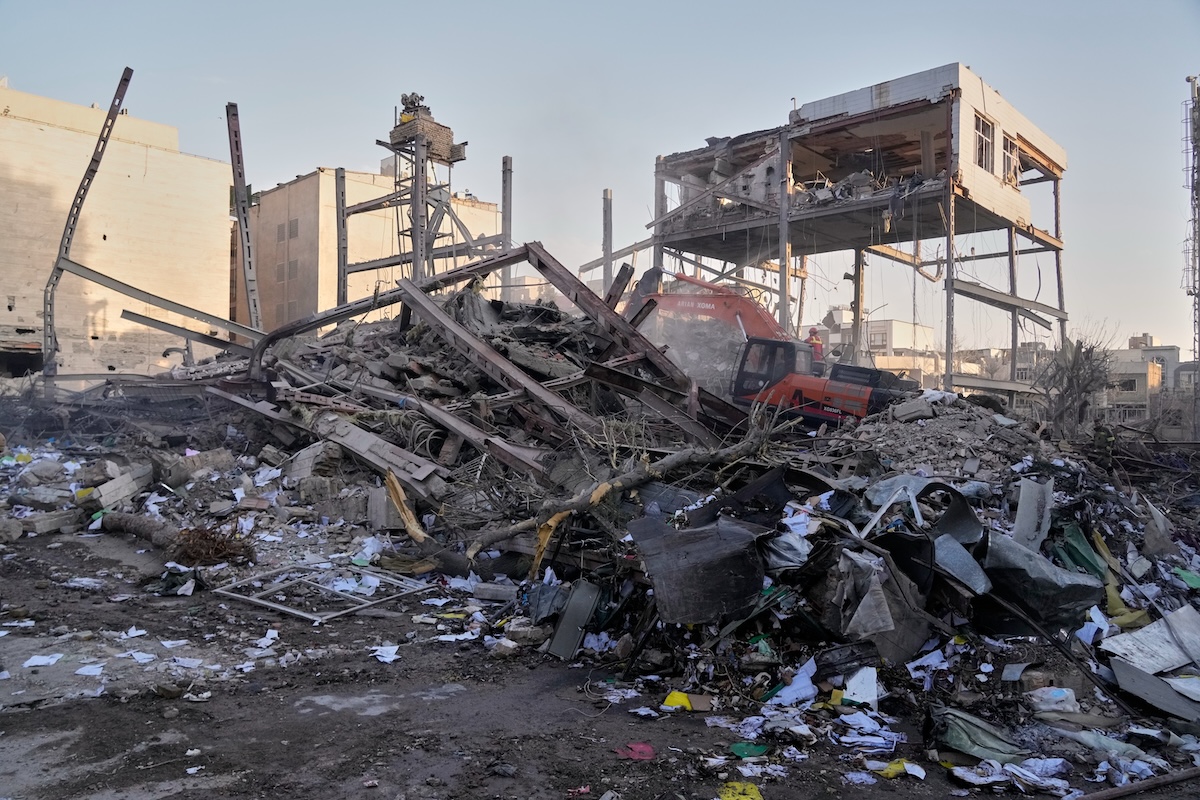 Damage in Tehran from US-Israeli attack March 1, 2026
