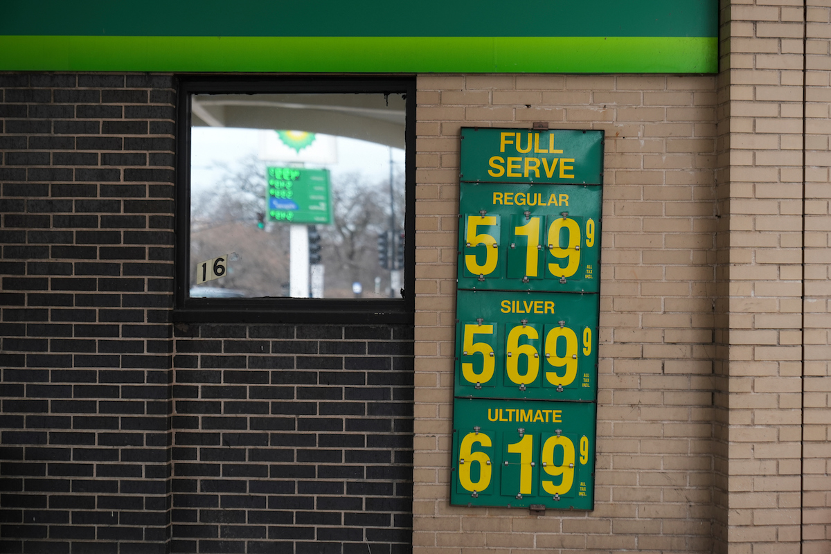 Gas prices Chicago 3-24-26