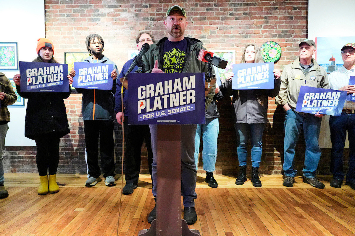 Graham Platner at news conference 4-30-26