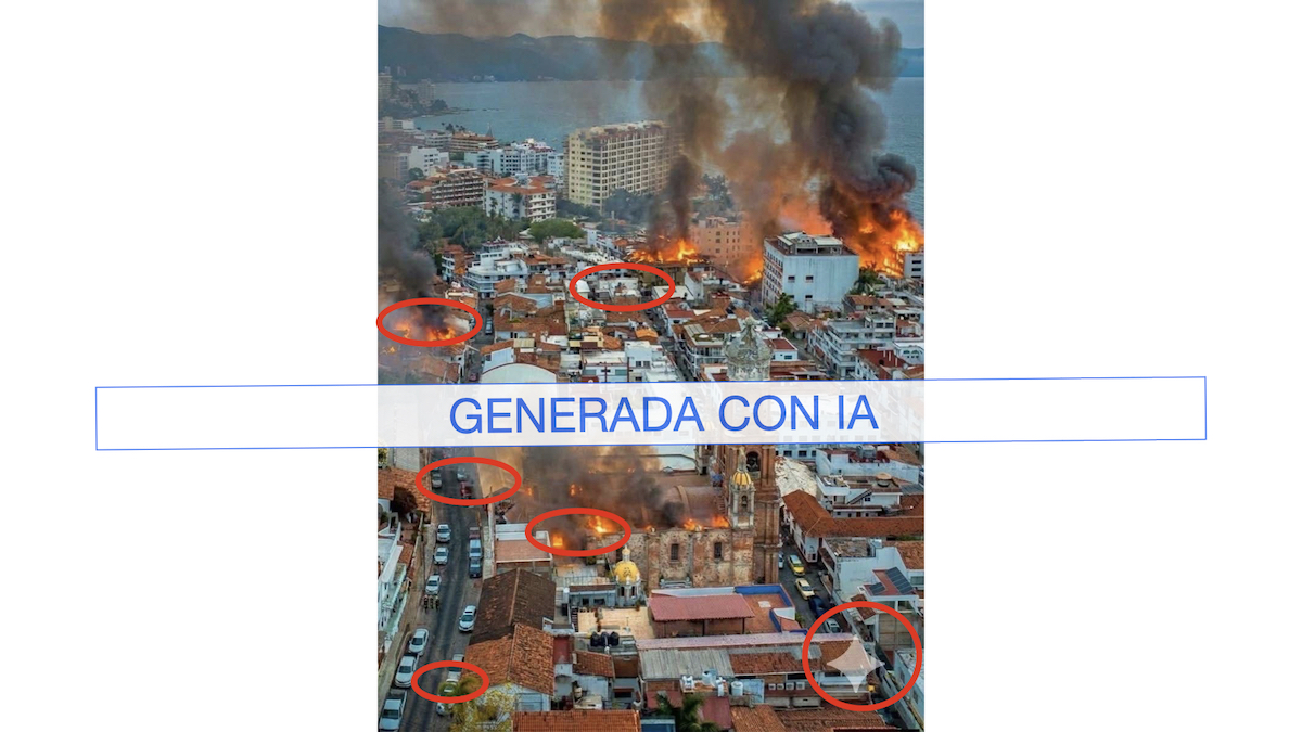 Espa&ntilde;ol Grafico de puerto Vallarta IA