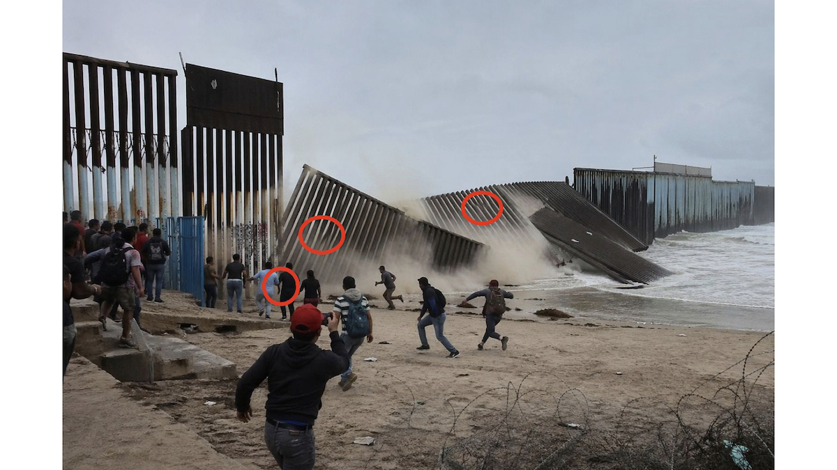 Grafico de muro fronterizo