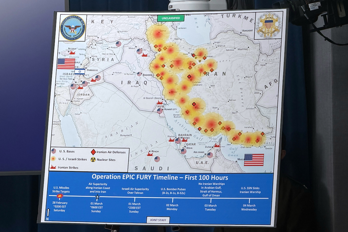 Operation Epic Fury timeline Iran 3-4-26