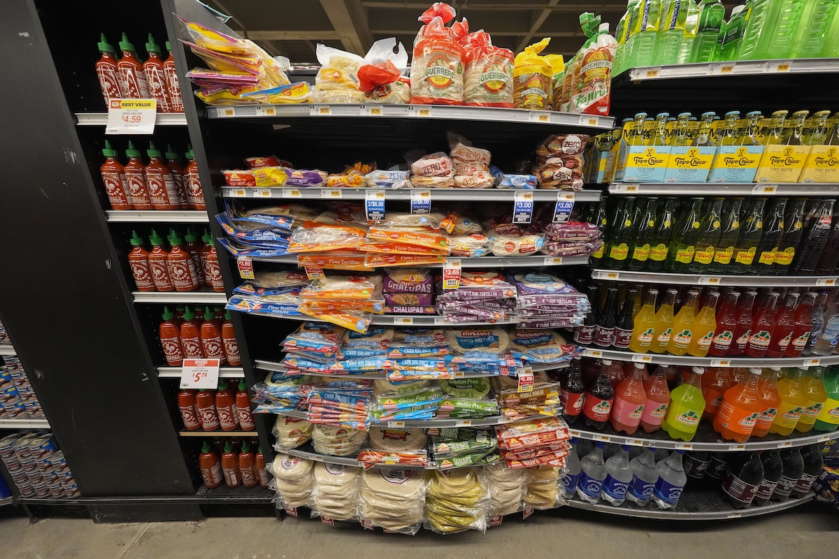 Plastic packaging at the grocery store 04-17-2024