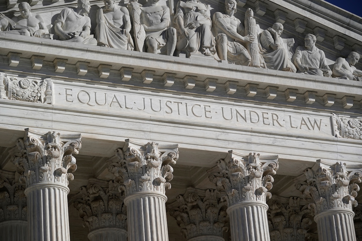 Supreme Court facade, 11-04-2020