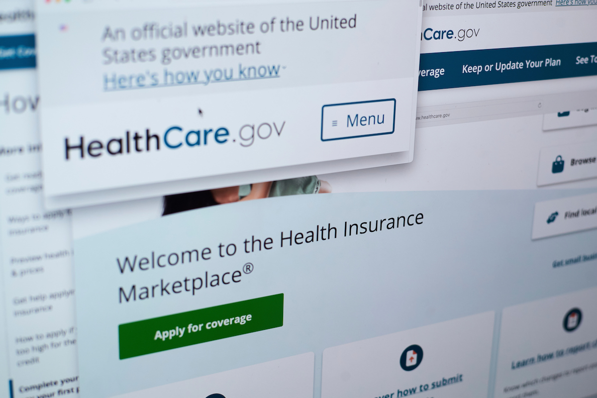 ACA gov enrollment website photo