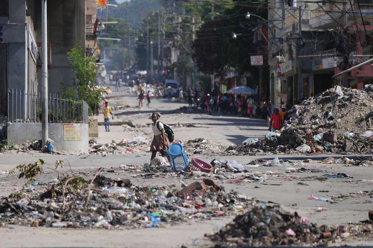 Haiti street garbage 1-20-26