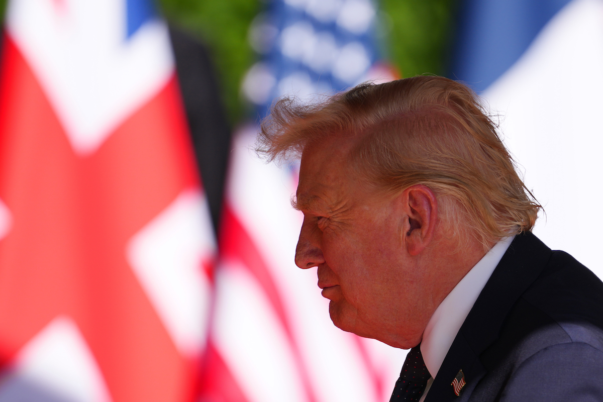Trump arrives for G7 6-15-26